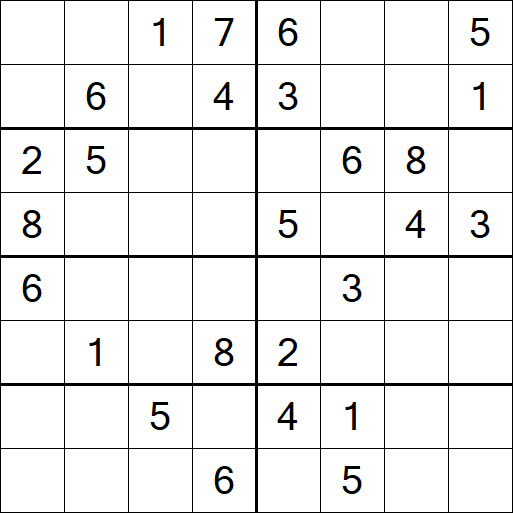Sudoku 8x8 - Medium