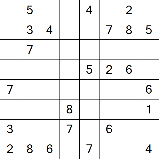 Sudoku 8x8 - Medium