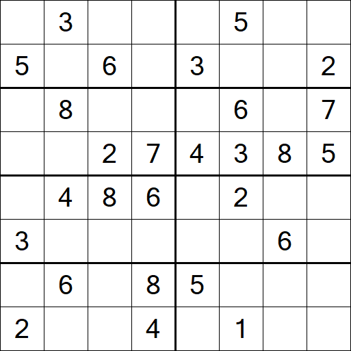 Sudoku 8x8 - Medium