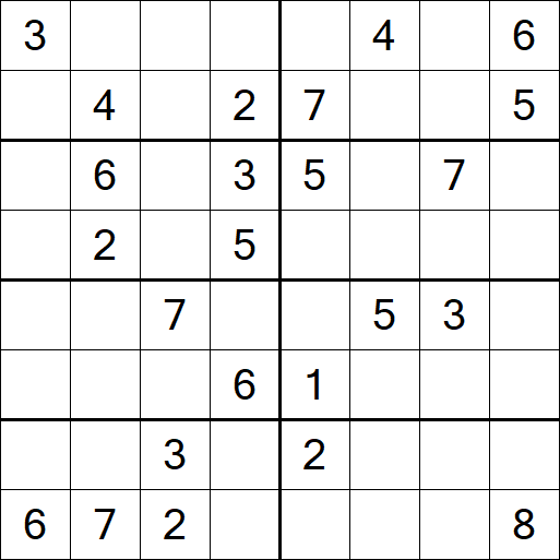 Sudoku 8x8 - Medium