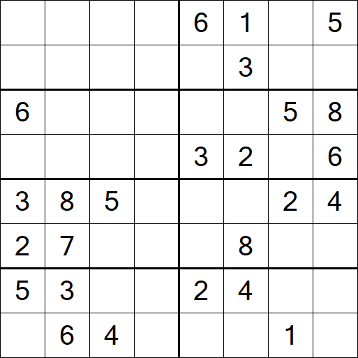 Sudoku 8x8 - Medium