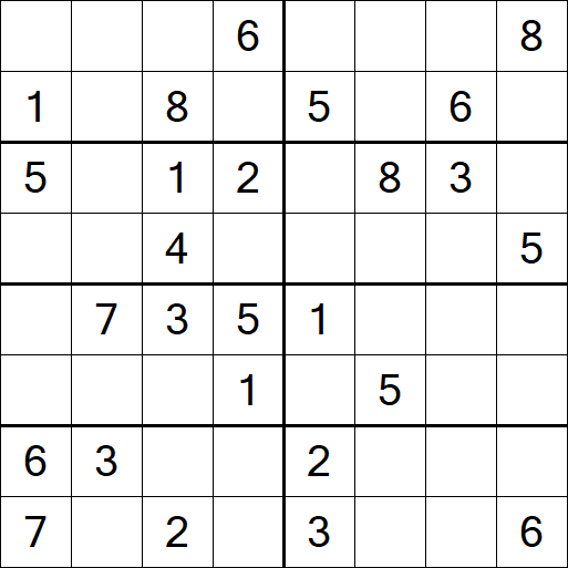 Sudoku 8x8 - Medium