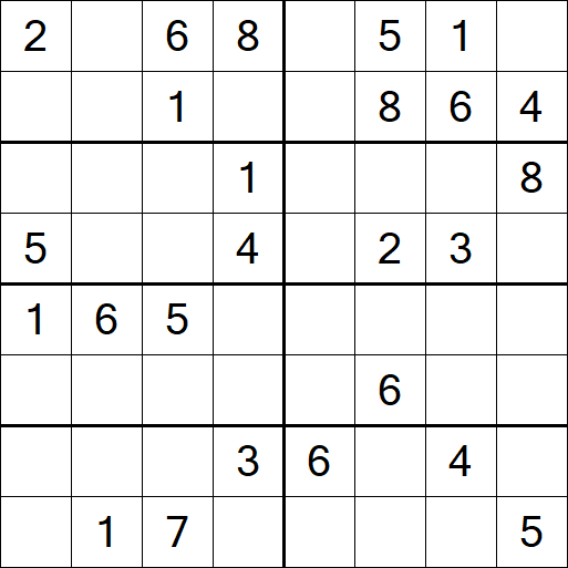 Sudoku 8x8 - Medium