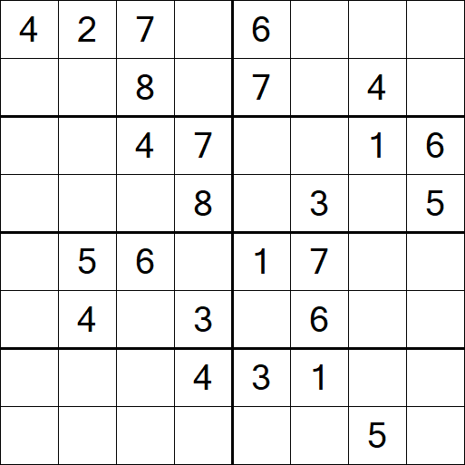Sudoku 8x8 - Medio