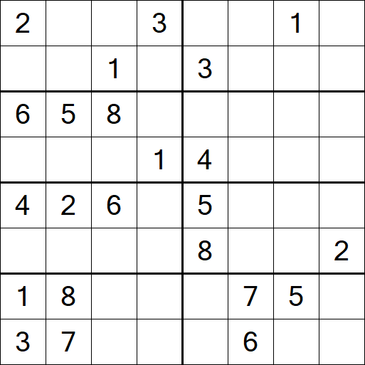 Sudoku 8x8 - Medio