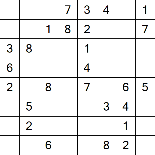 Sudoku 8x8 - Medio