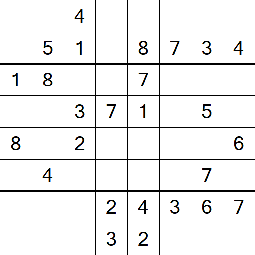 Sudoku 8x8 - Medio