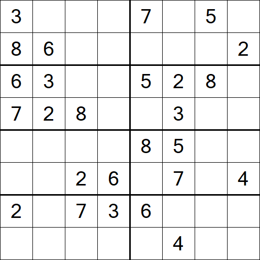 Sudoku 8x8 - Medium