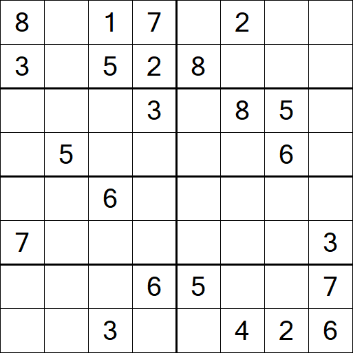 Sudoku 8x8 - Medio