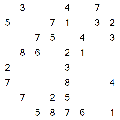 Sudoku 8x8 - Medio