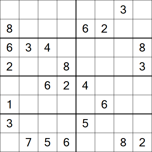 Sudoku 8x8 - Medio