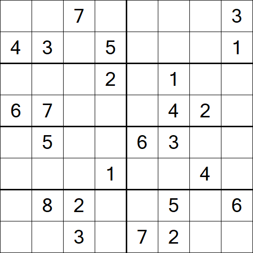 Sudoku 8x8 - Medio