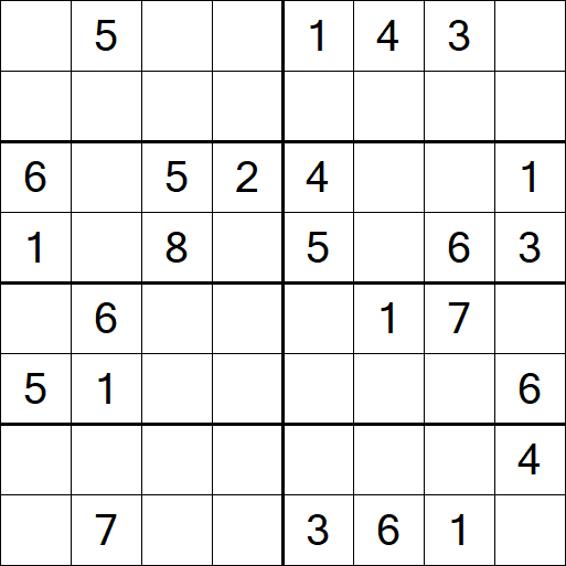 Sudoku 8x8 - Medio