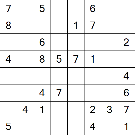Sudoku 8x8 - Medium