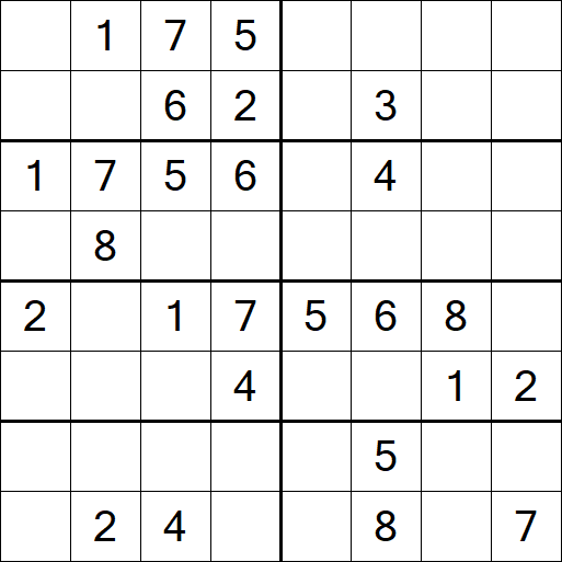 Sudoku 8x8 - Medio