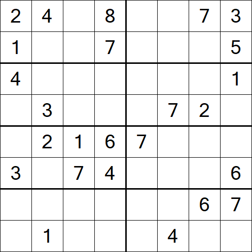 Sudoku 8x8 - Medio