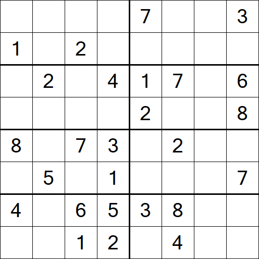 Sudoku 8x8 - Medio