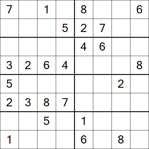 Sudoku 8x8 - Medio