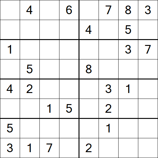 Sudoku 8x8 - Medio