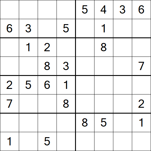 Sudoku 8x8 - Medium