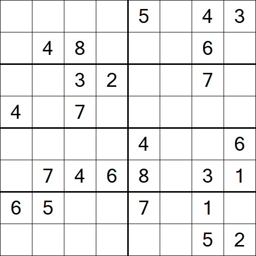 Sudoku 8x8 - Medium