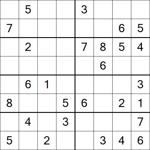 Sudoku 8x8 - Medium