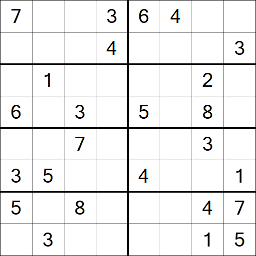 Sudoku 8x8 - Medium
