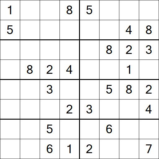Sudoku 8x8 - Medium