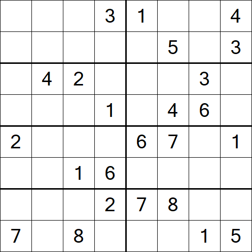 Sudoku 8x8 - Medium