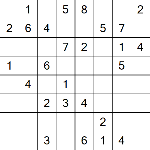 Sudoku 8x8 - Medium