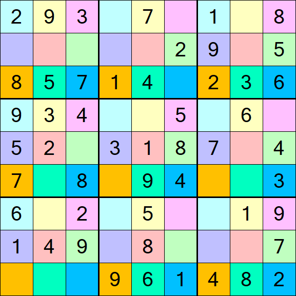 Sudoku DG - Einfach