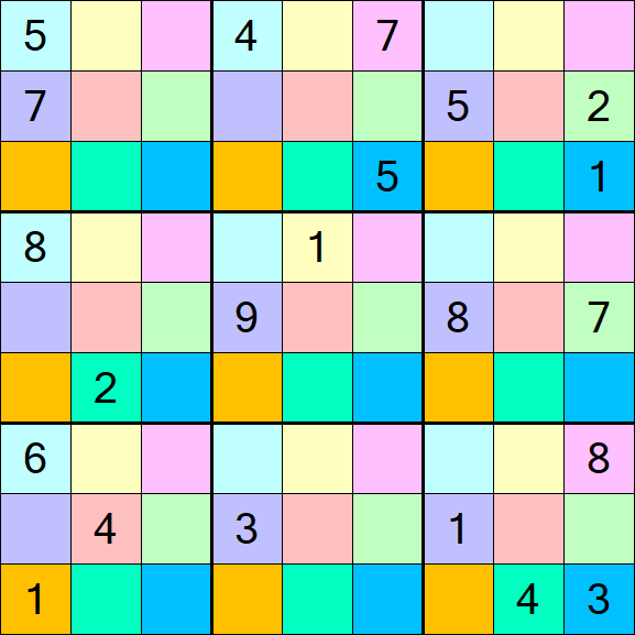 Sudoku DG - Difficile