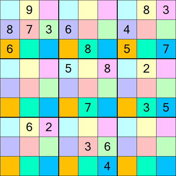 Sudoku DG - Difficile
