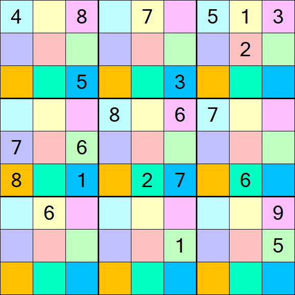 Sudoku DG - Difficile