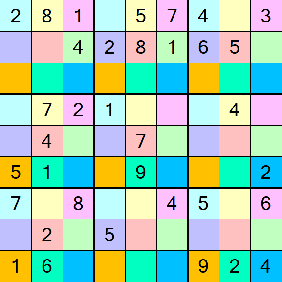 Sudoku DG - Mittel