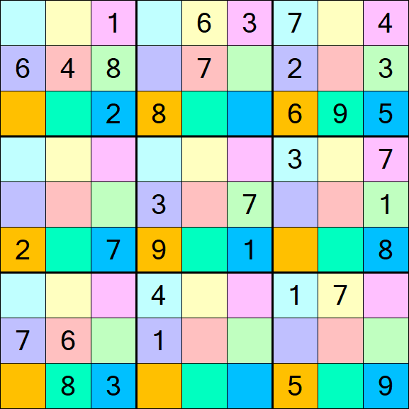 Sudoku DG - Mittel