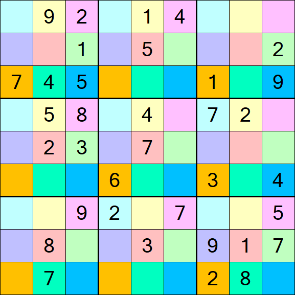 Sudoku DG - Mittel