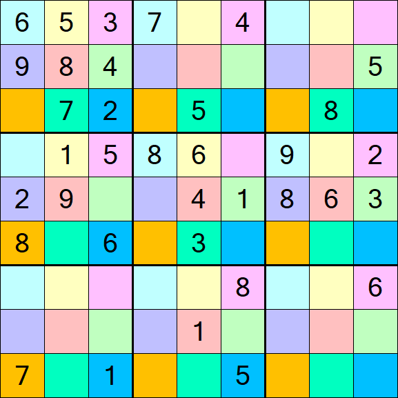 Sudoku DG - Mittel