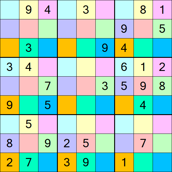 Sudoku DG - Mittel