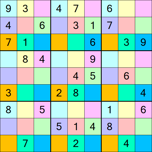 Sudoku DG - Mittel