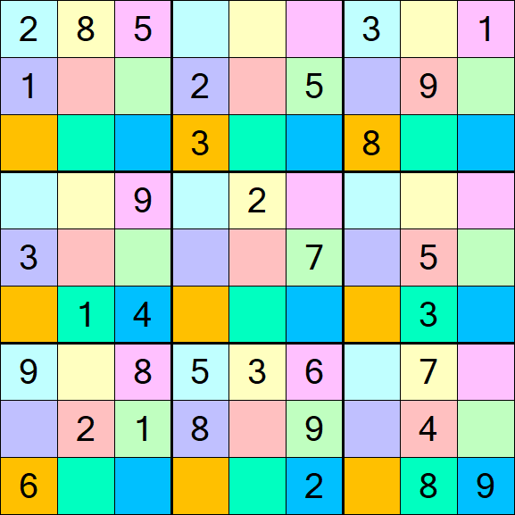 Sudoku DG - Mittel