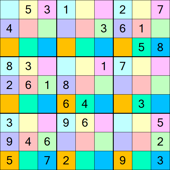 Sudoku DG - Mittel