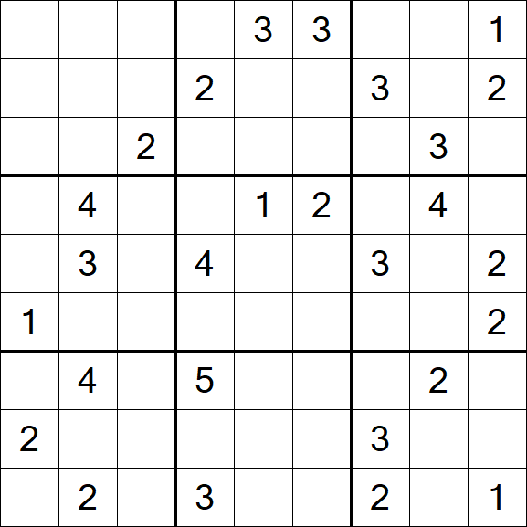 Sudoku Mine - Difficile