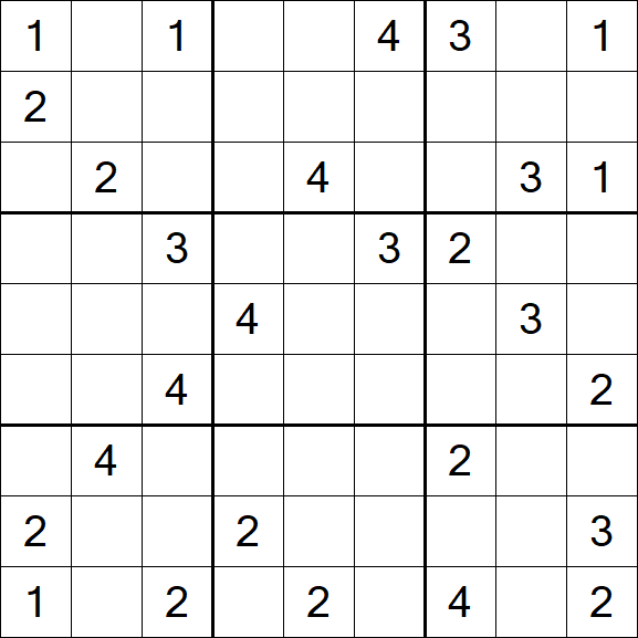 Sudoku Mine - Difficile