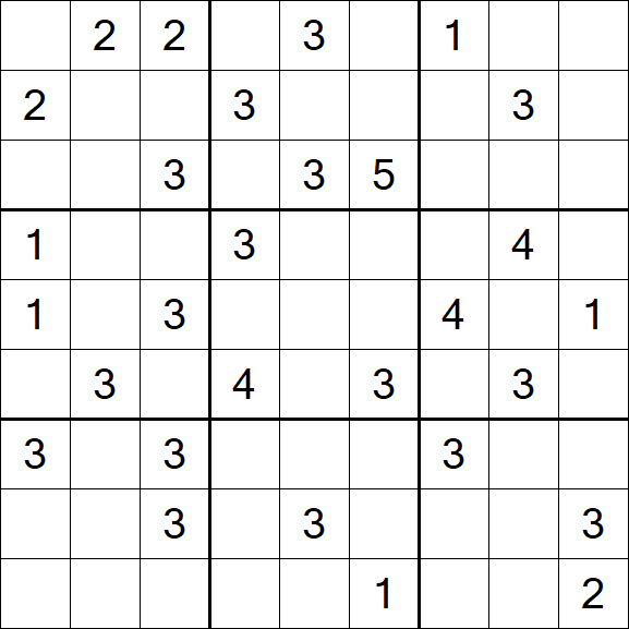 Sudoku Mine - Difficile