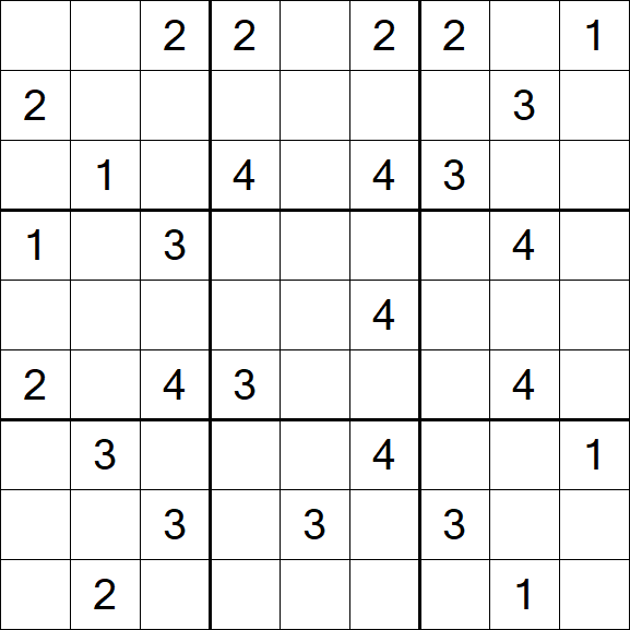 Sudoku Mine - Difficile