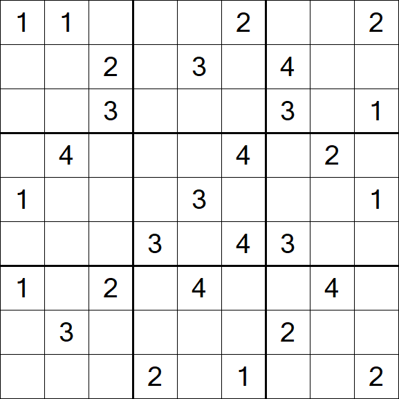 Sudoku Mine - Difficile
