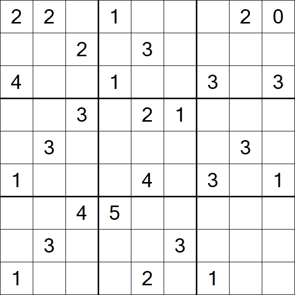 Sudoku Mine - Difficile