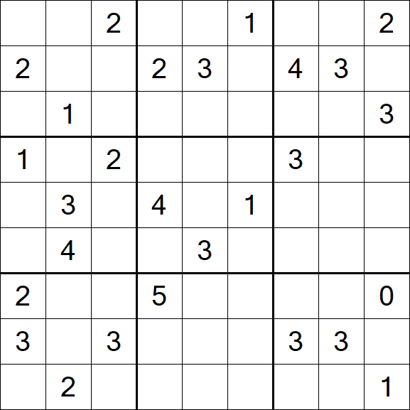 Sudoku Mine - Difficile