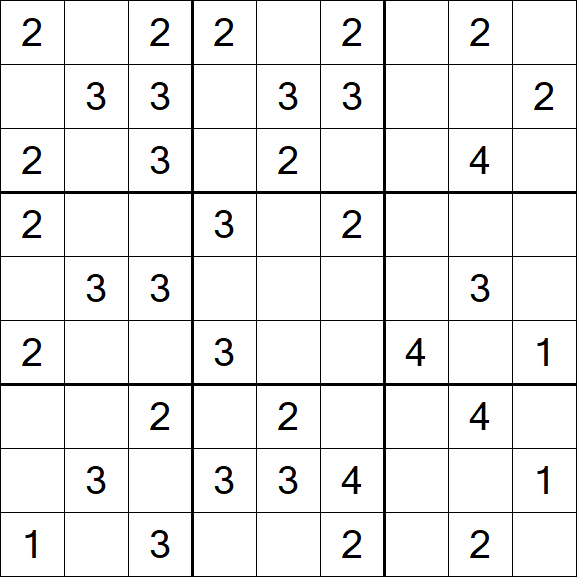 Sudoku Mine - Moyen